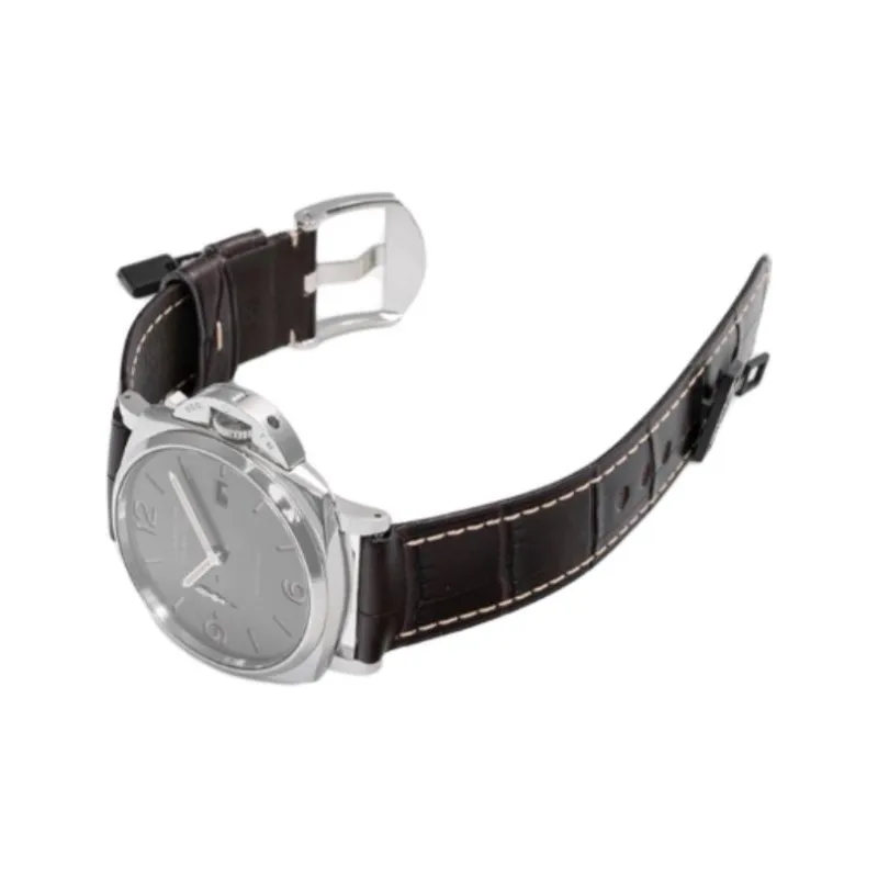 PANERAI LUMINOR DUE Automatic Mechanical Movement Men's Watches Watch 45mm Black Dial Stainless Steel Case PAM00943-4