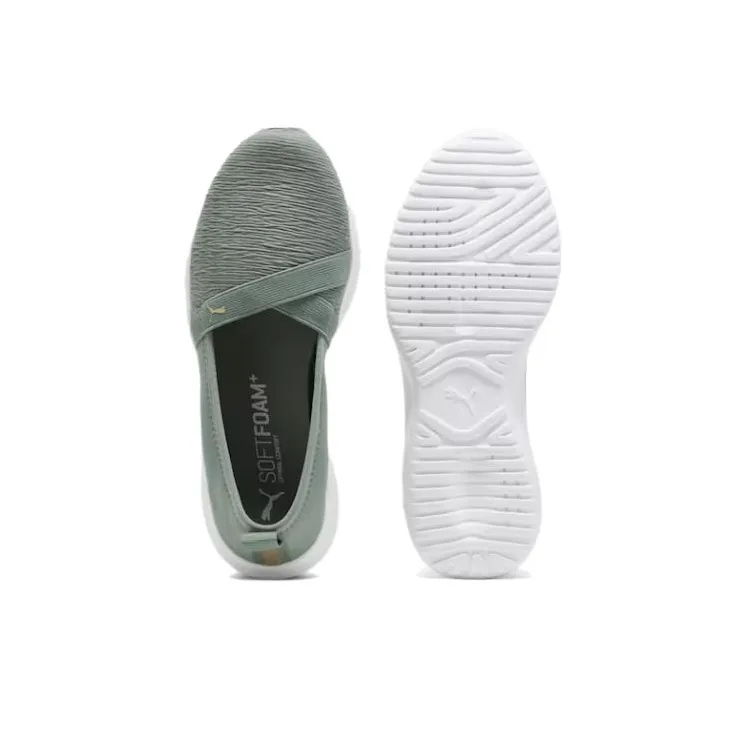 PUMA Adelina Cushioning, Wear Resistant Low Top Casual Shoes Women's Gray-4