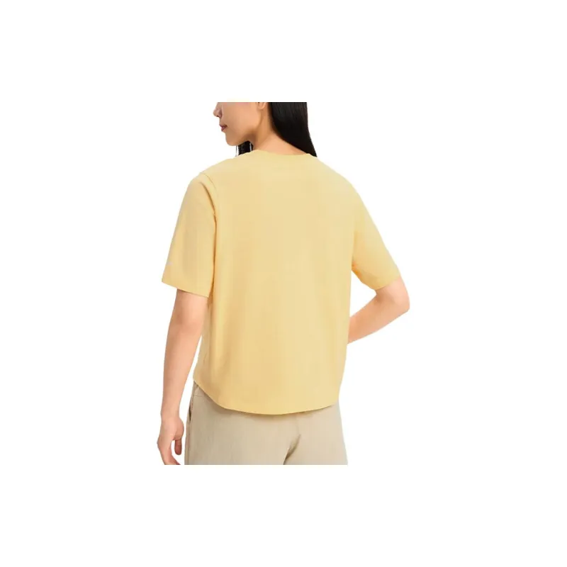 Columbia T Shirt Women's Yellow-1