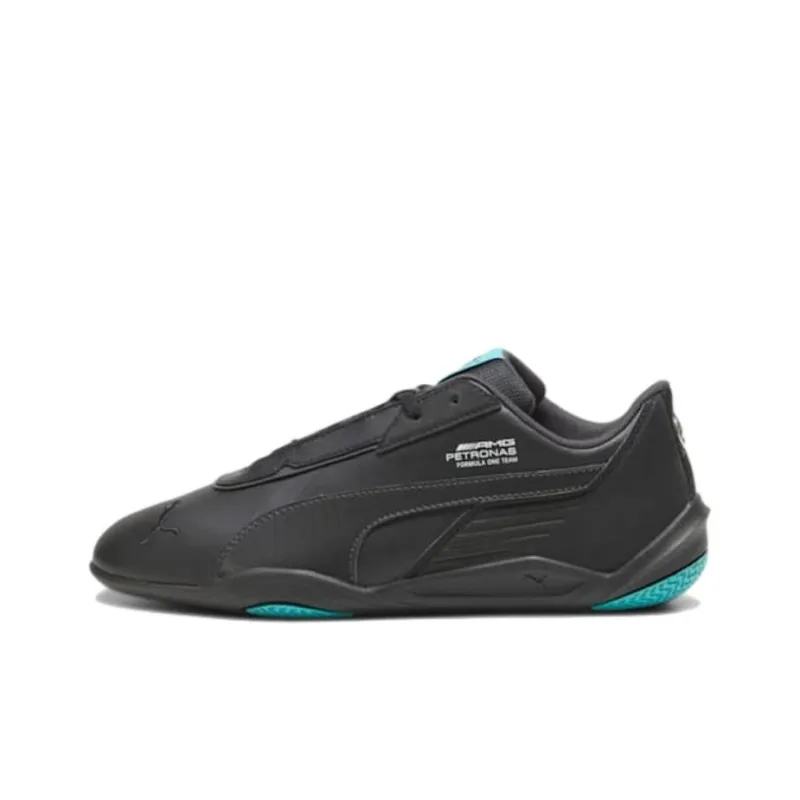 PUMA Mercedes F1 Shock Absorbers With Slip Resistant Features Low Top Training Shoes Unisex Black-0