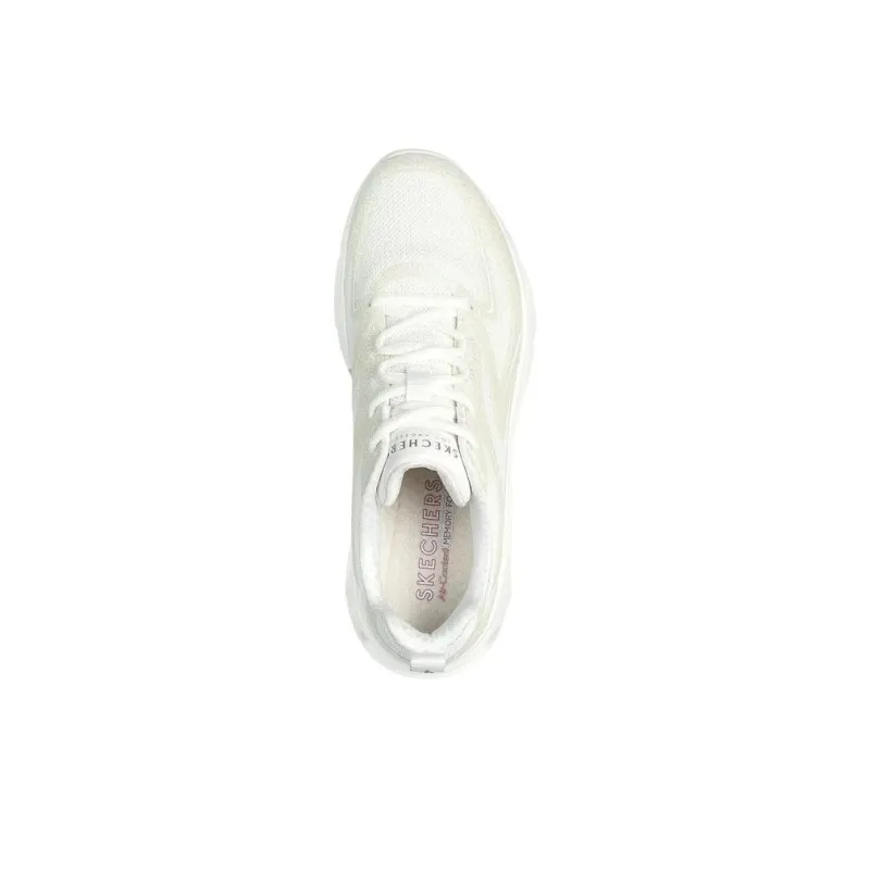 Skechers Cushioning Anti-Slip And Wear-Resistant Low-Top Running Shoes Women's White-2