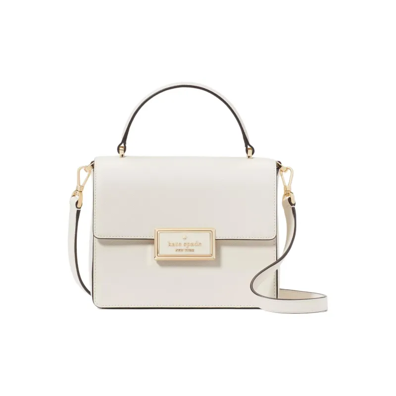 Kate Spade Smooth Leather Handbag Shoulder Bag Crossbody Bag Women's Egg White Crispy Skin-0