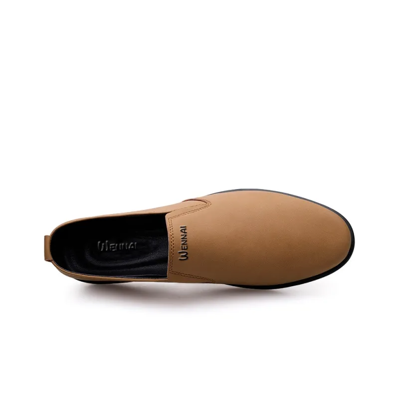 Wen Nai Casual Shoes Men's Brown-4