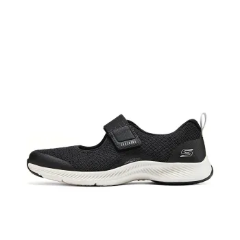 Skechers Cushioning Anti Slip Wear Resistant Breathable Moisture Wicking Low Top Casual Shoes Women's Black