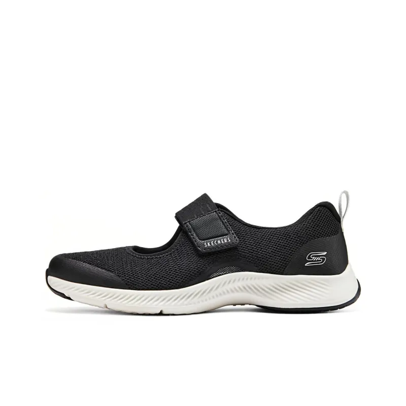 Skechers Cushioning Anti-Slip Wear-Resistant Breathable Moisture-Wicking Low-Top Casual Shoes Women's Black-0