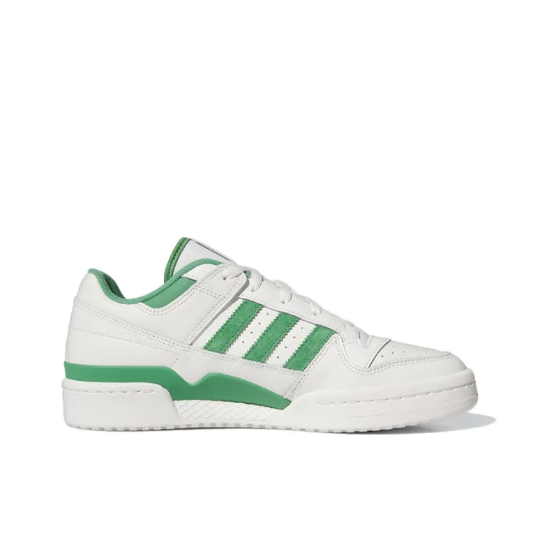 adidas originals FORUM Low White Preloved Green-1