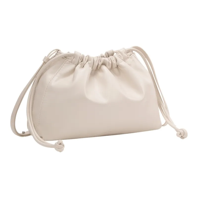 CALVIN KLEIN Synthetic Material One Shoulder Crossbody Puff Bag Women's Cow Ivory-1