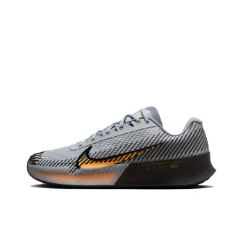 Nike Air Zoom Vapor 11 Low Top Tennis Shoes Men's Gray Orange