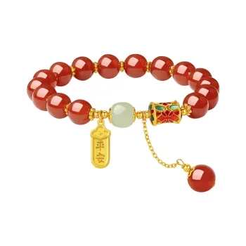 Drunk On The City Agate Jade Bracelets Women's