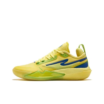 Erke Raid Shock Absorbers Rebound Low Top Basketball Shoes Men's Lemon
