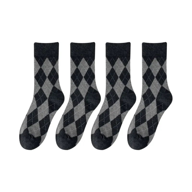 XXLLG Mid Calf Socks Women's 4 Pack-6