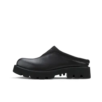HANQIAORIJI Rebirth Slip Resistant Lightweight Sandal Derby Closed Toe Slippers 4cm Men's Black