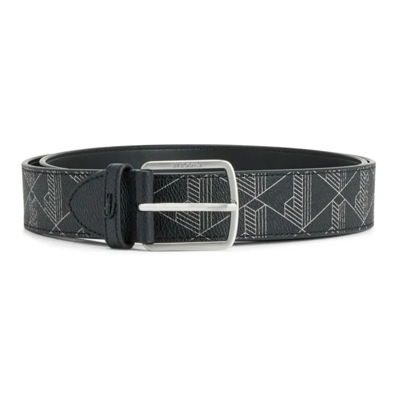 LACOSTE Logo engraved Belt-1