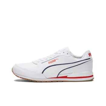 PUMA St Runner V3 Cushioning, Wear Resistant Low Top Casual Shoes Men's White