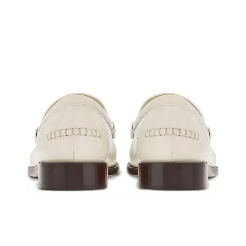 FERRAGAMO Debossed-logo Leather Loafers-4