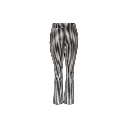 VERONICA BEARD Tani Gingham-print Trousers