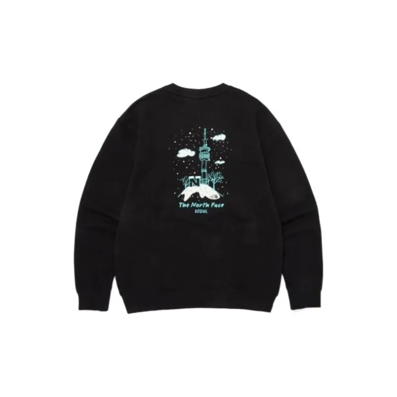 THE NORTH FACE Seoul Four Seasons Sweatshirts Sweatshirt Men's Black-1
