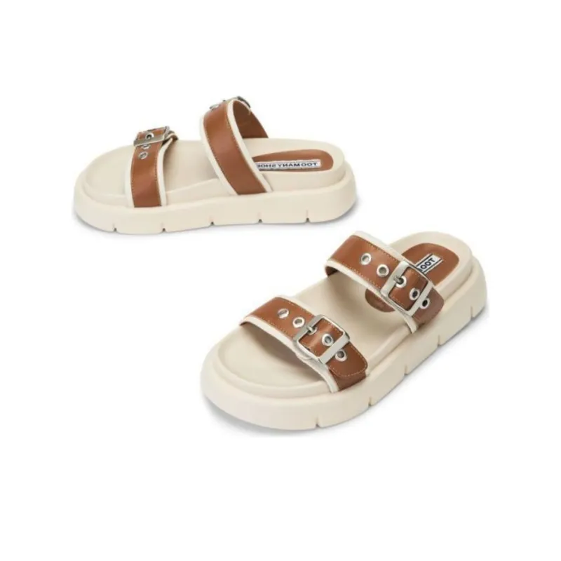 TOOMANYSHOES Beach Sandals Women's Brown-3