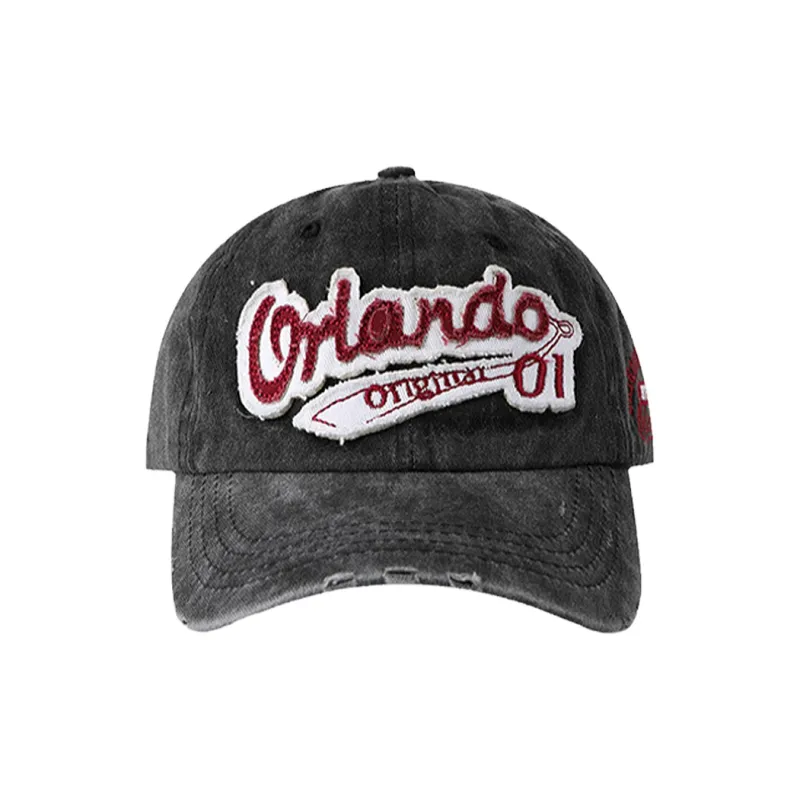 FILES Cotton Baseball Caps Unisex-1