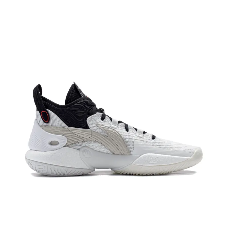 LINING YuShuai 18 Basketball Shoes Men Mid Top White-1