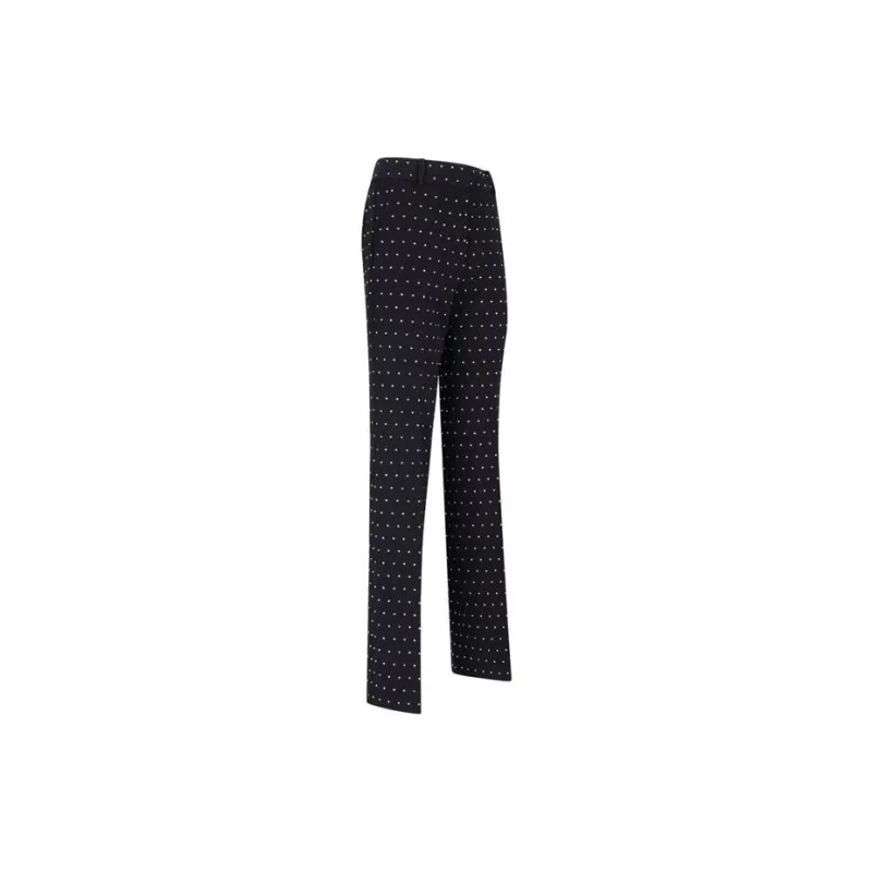 MICHAEL KORS Crystal Embellished Stretch Crepe Bootcut Pants-2