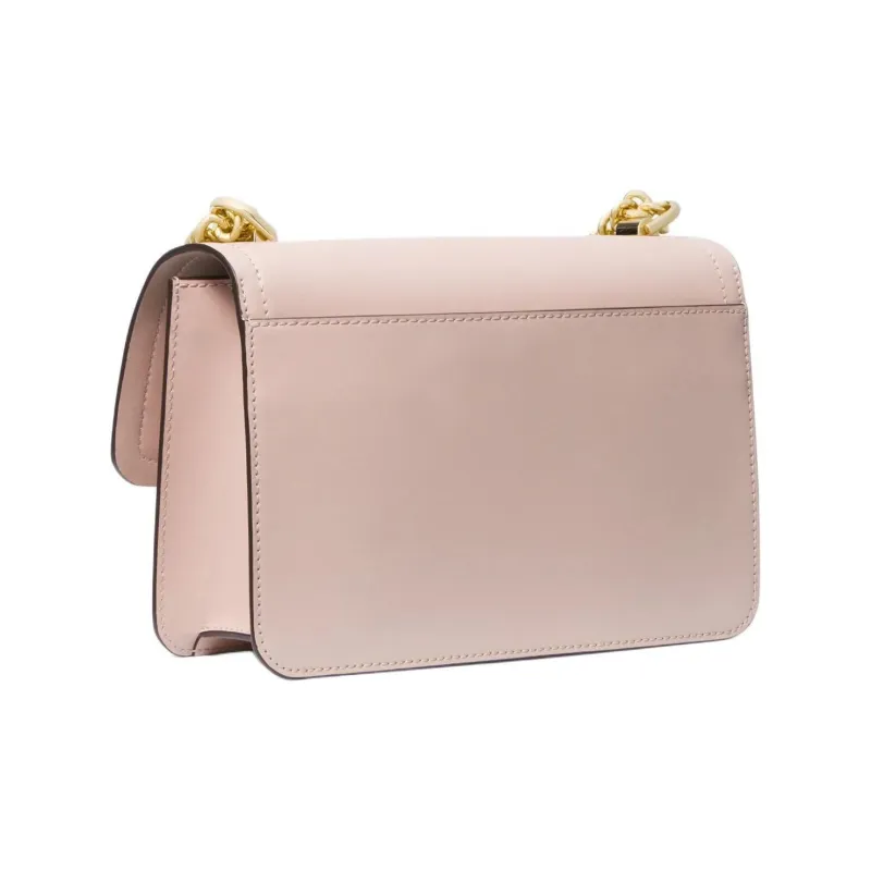 MICHAEL KORS Heather Split Cow Leather Crossbody Bag, Shoulder Bag Large Size Women's Nude Pink-1