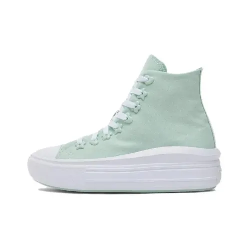 Converse All Star Move Canvas Shoes Women's High-Top Light Green