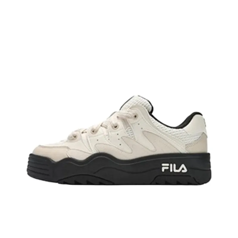 FILA Rosetta Colorful Low Top Casual Shoes Women's Black White-0