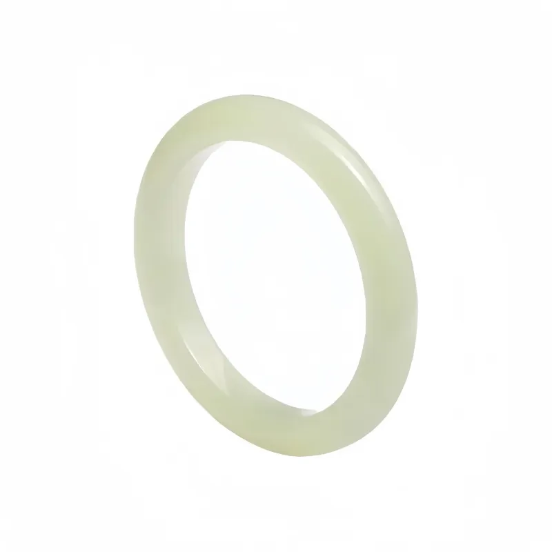 Seven Little Craftsmen Hetian Jade Bangles Women's Green Jade-0