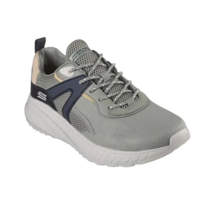 Skechers BOBS SQUAD CHAOS Durable Breathable Low-Top Casual Shoes Men's Green-1