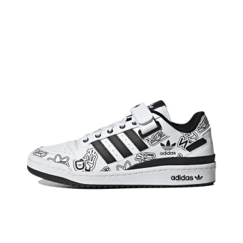 Adidas Originals Forum 84 Low Bold Graphics White Black