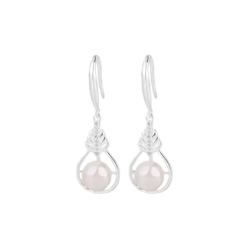 U state Sterling Silver 990 Earrings Women's