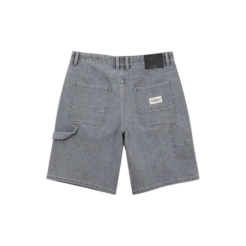 JACK&JONES Denim Shorts Men A17 Medium Gray Denim-1