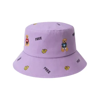 RX UVCUT Polyester Bucket Hats Unisex