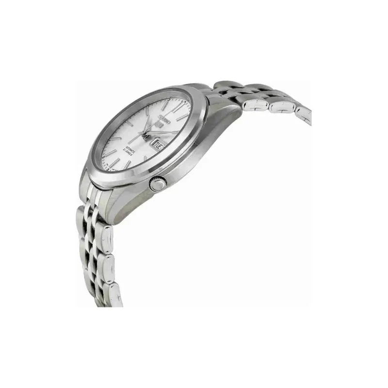 SEIKO Seiko5 Collection Automatic Mechanical Movement Stainless Steel Strap Watch Men's Watches Silver Dial SNKL15K1-2