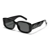 Bright Black with Gray Lens