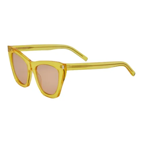 SAINT LAURENT Square Sunglasses Unisex Yellow