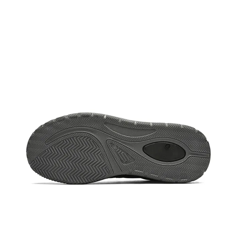 Binary Waterproof, Abrasion Resistant, Breathable, Height Increasing Low Top Skateboard Shoes Unisex Black White-4