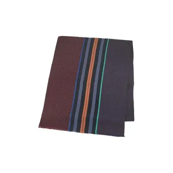 Paul Smith Knit Scarves Unisex Burgundy