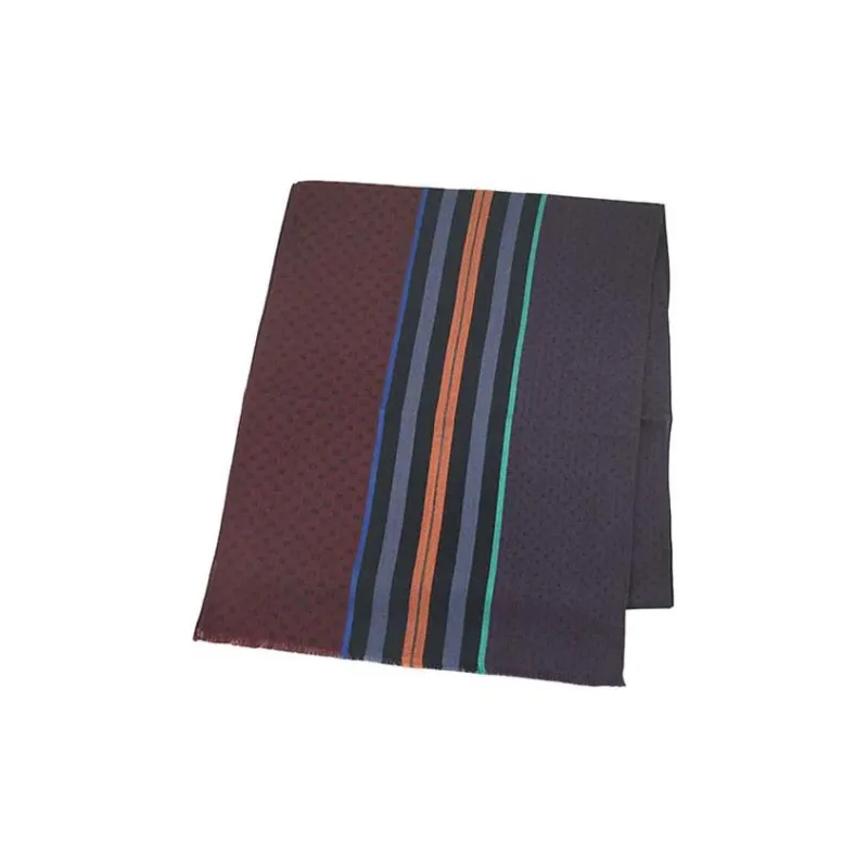 Paul Smith Knit Scarves Unisex Burgundy-0
