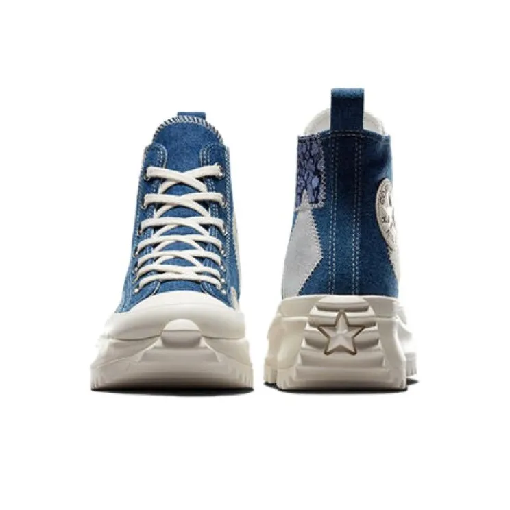 Converse Women's Run Star Hike Platform High 'Denim Patchwork' Women's-3