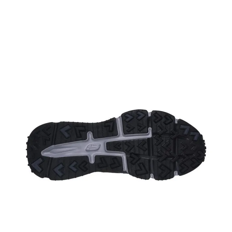 Skechers Cushioning Wear Resistant Low Top Running Shoes Men's Gray Black-4