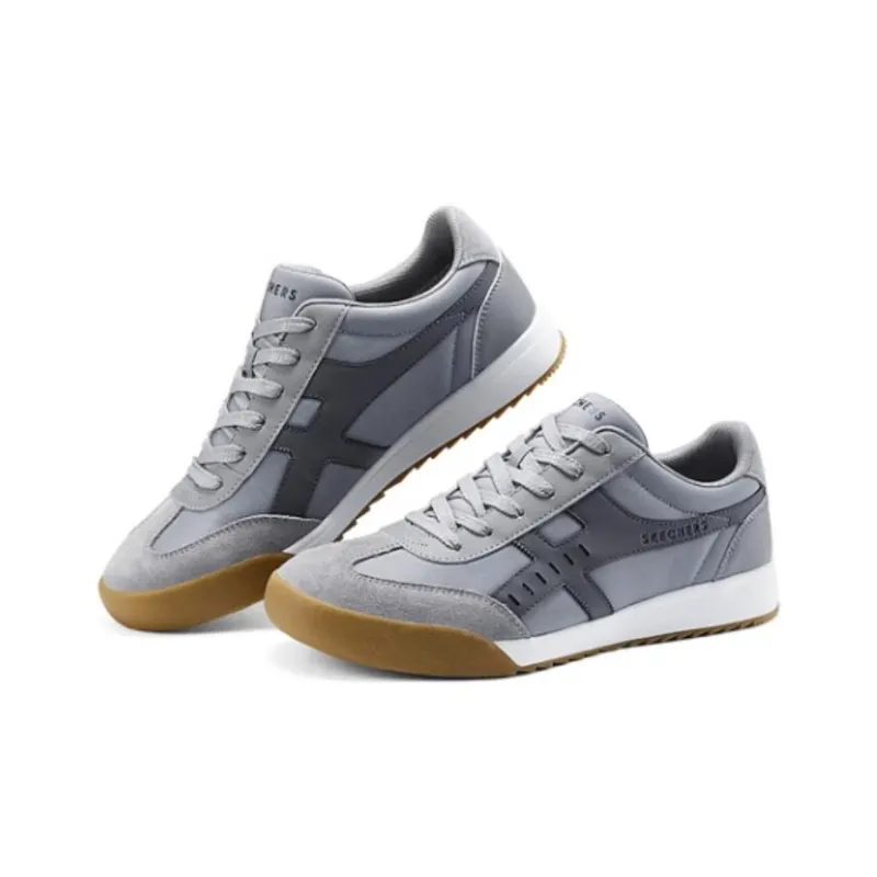 Skechers Street Breathable Low Top Casual Shoes Men's Gray-2