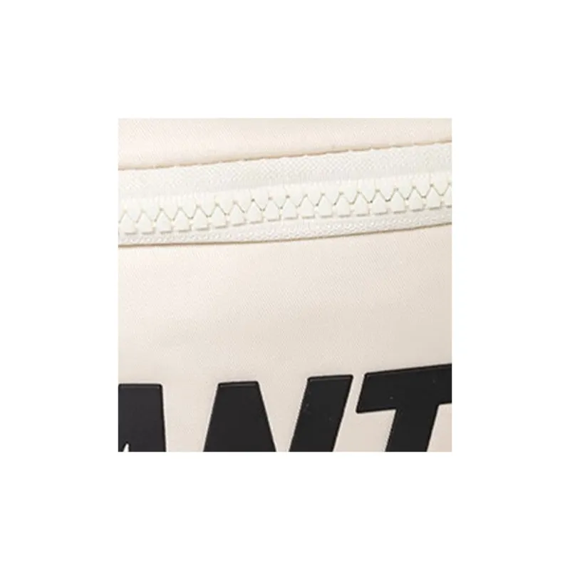 Anta Life Collection Fabric Fanny Pack Regular Unisex Oatmeal Gray-4