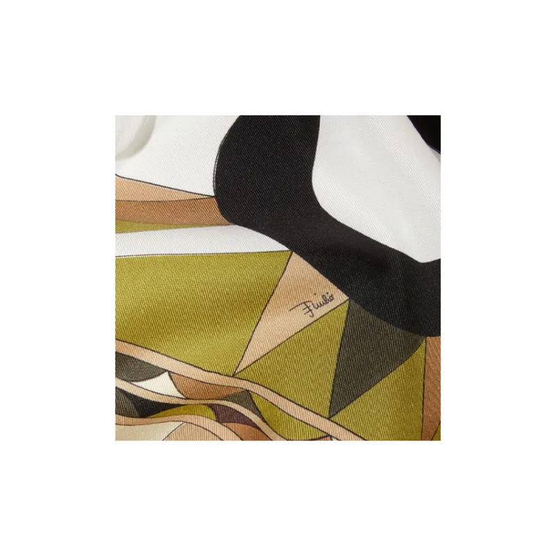 EMILIO PUCCI Stella print Silk Scarf-1