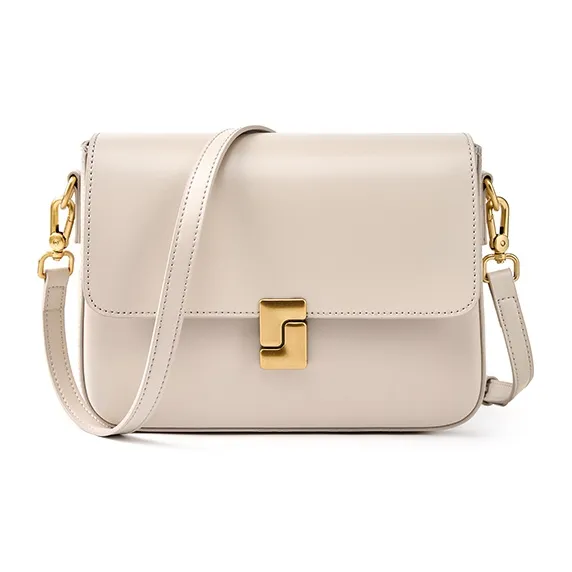 Carnival Keep Cow Leather Tofu Bag Shoulder Bag Crossbody Bag Shoulder Bag Regular Women's Coffee/Black/Brown/Ecru-10