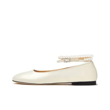 MACH & MACH Sirene Pearl-embellished Ballerinas