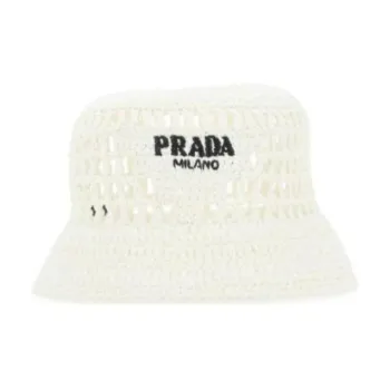PRADA Raffia Bucket Hat