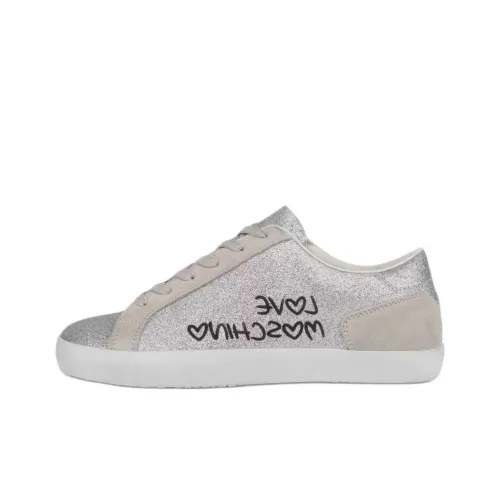 LOVE MOSCHINO Logo-print Glitter Sneakers