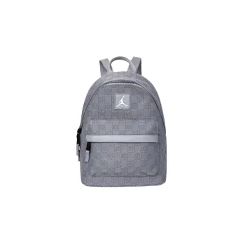 Jordan Polyester Backpack Small Size Unisex Concrete Gray